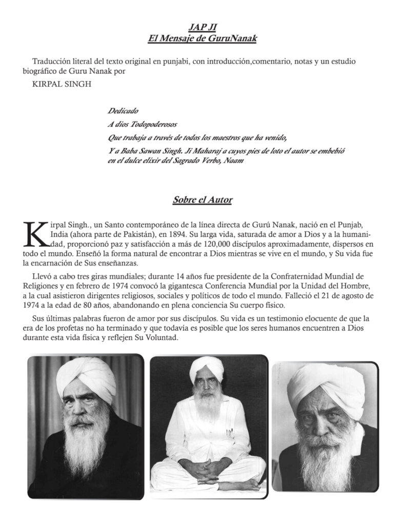 JAP JI, El mensaje de GuruNanak